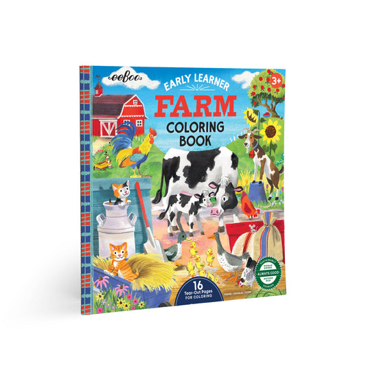 Little Farm Square Coloring Book