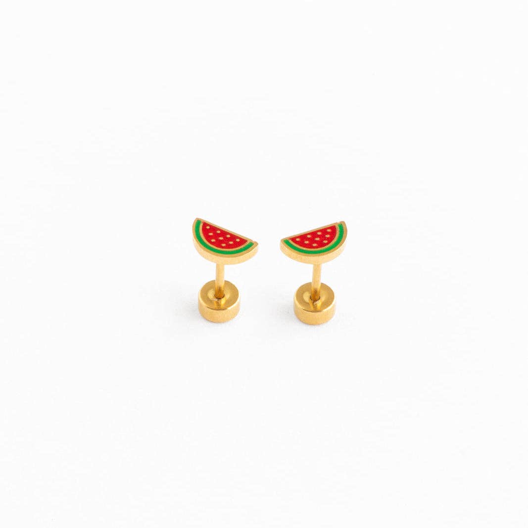 Watermelon Stud Earrings