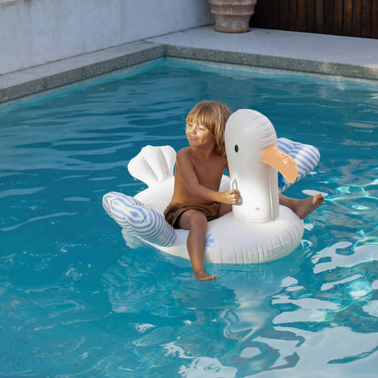 Kids Ride-On Sid the Seagull Blue Stripe