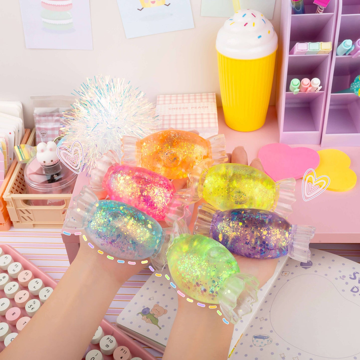 Gummy Candy Sensory Squish (Assorted Colors)