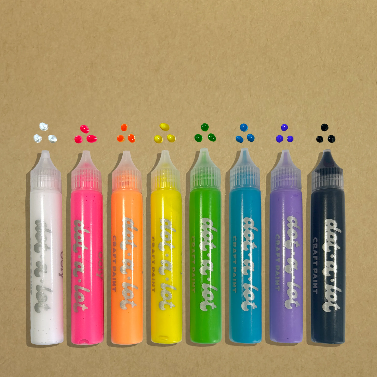 Dot-A-Lot: Dimensional Craft Paint - Bright