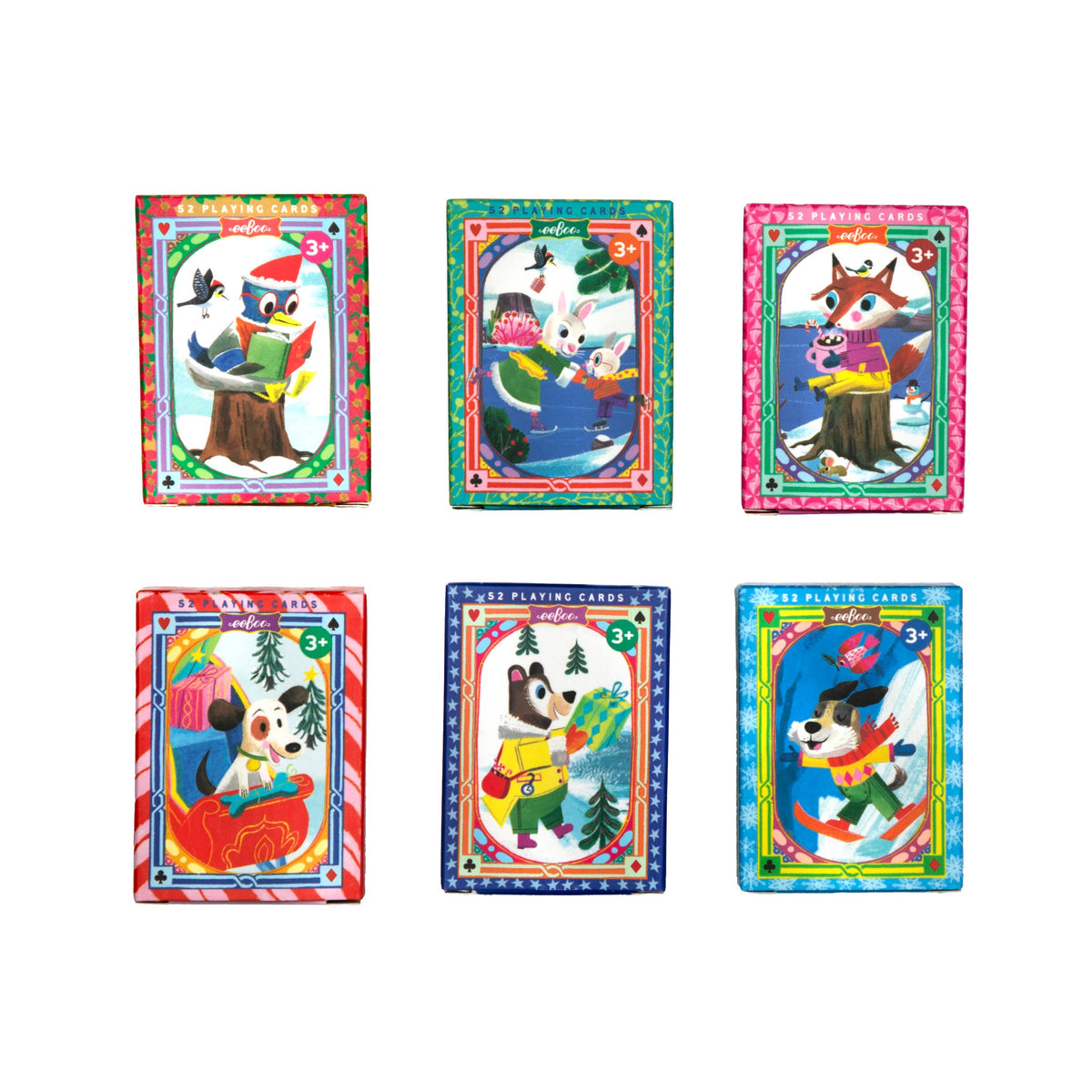 Holiday in the Woods Tiny Playing Cards