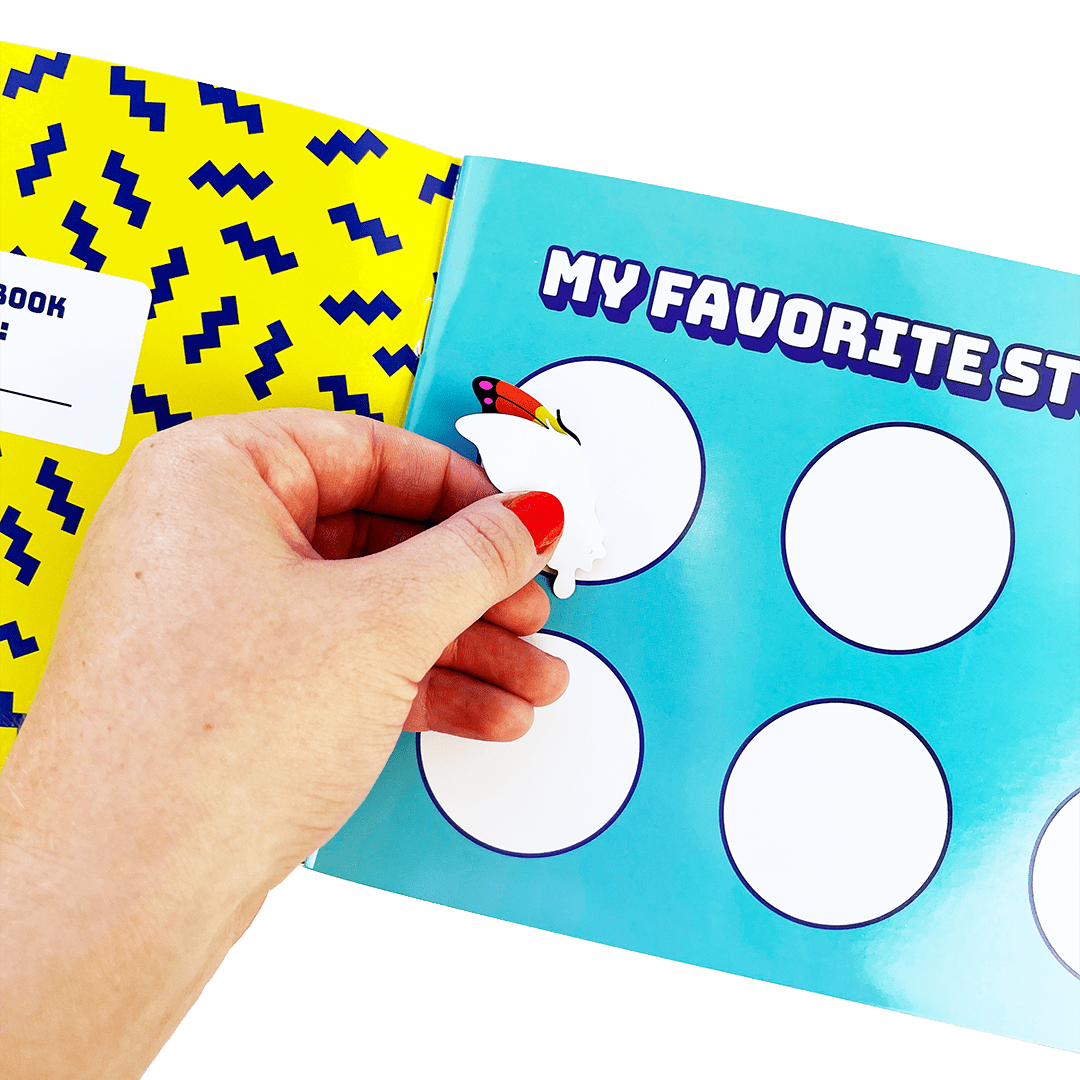 Colorful Cosmos Sticker Collector