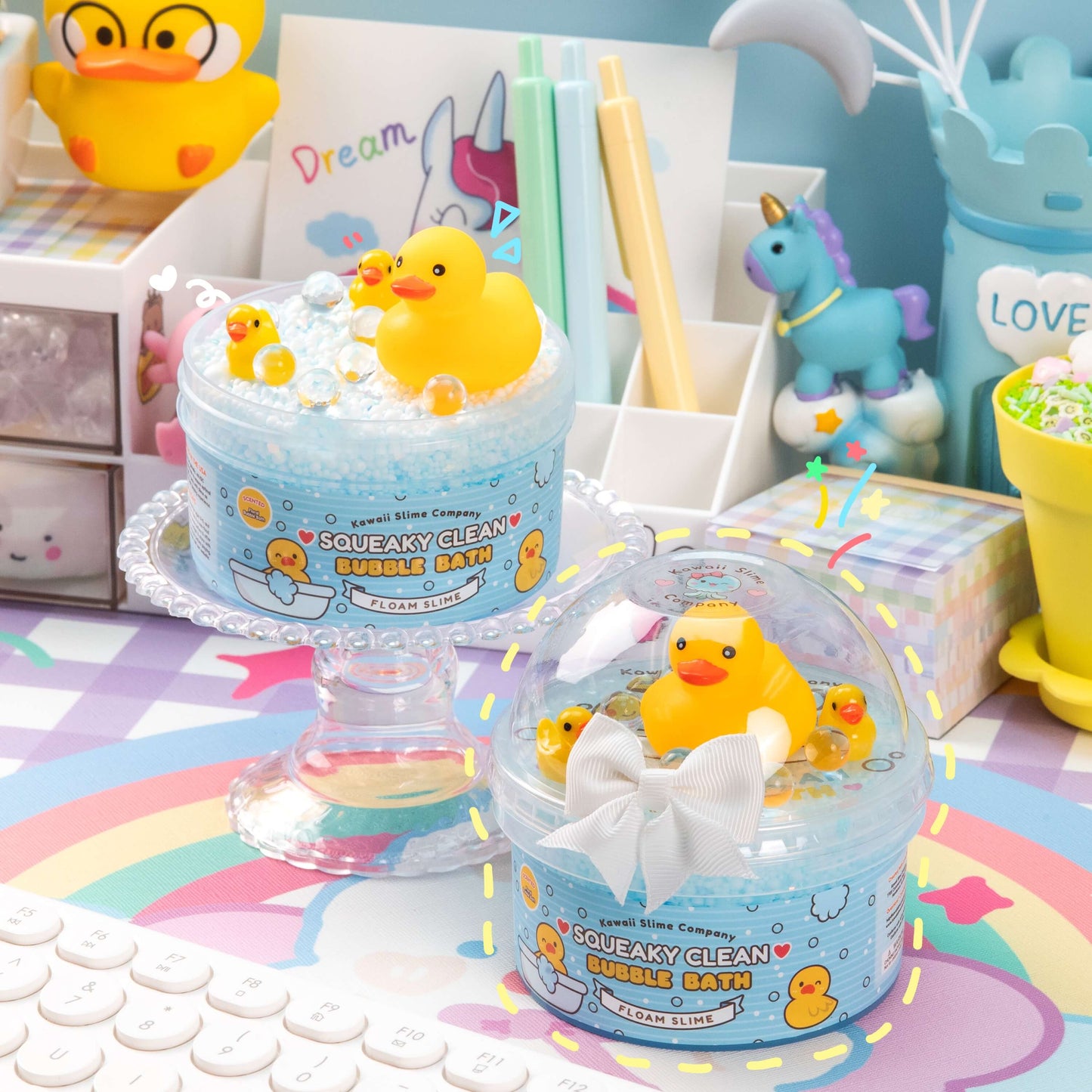Squeaky Clean Bubble Floam Slime