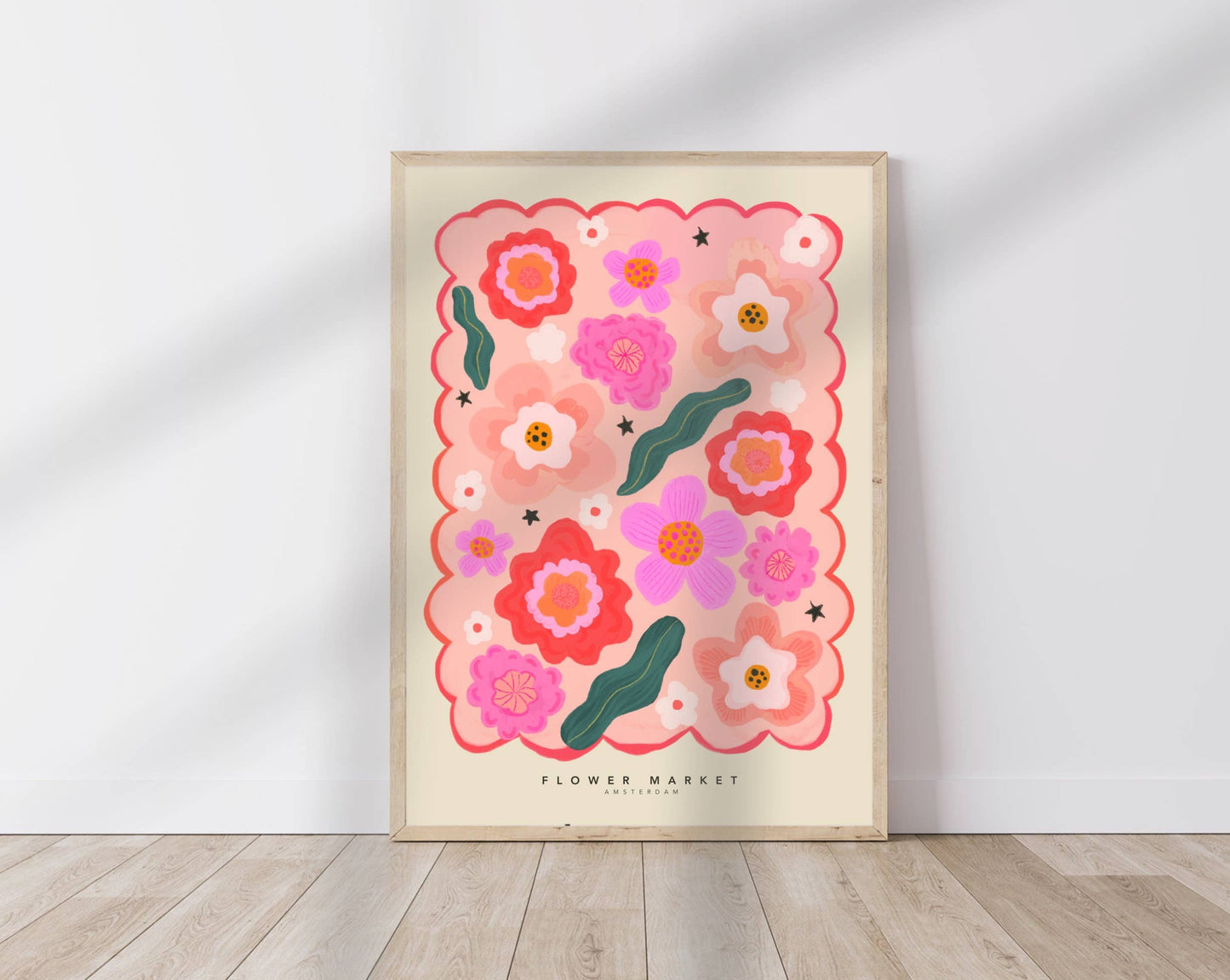 Flower Market Art Print