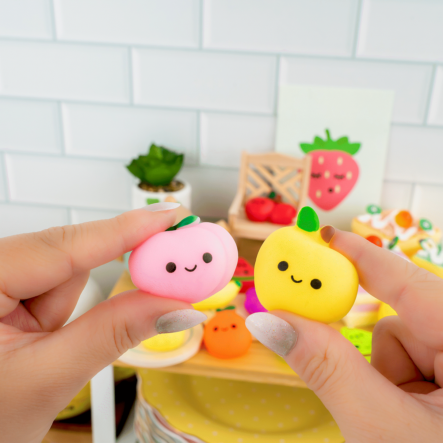 Fruit Mochi Mini Squishy