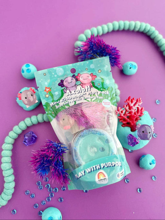 Axolotl Mini Play Dough Pack