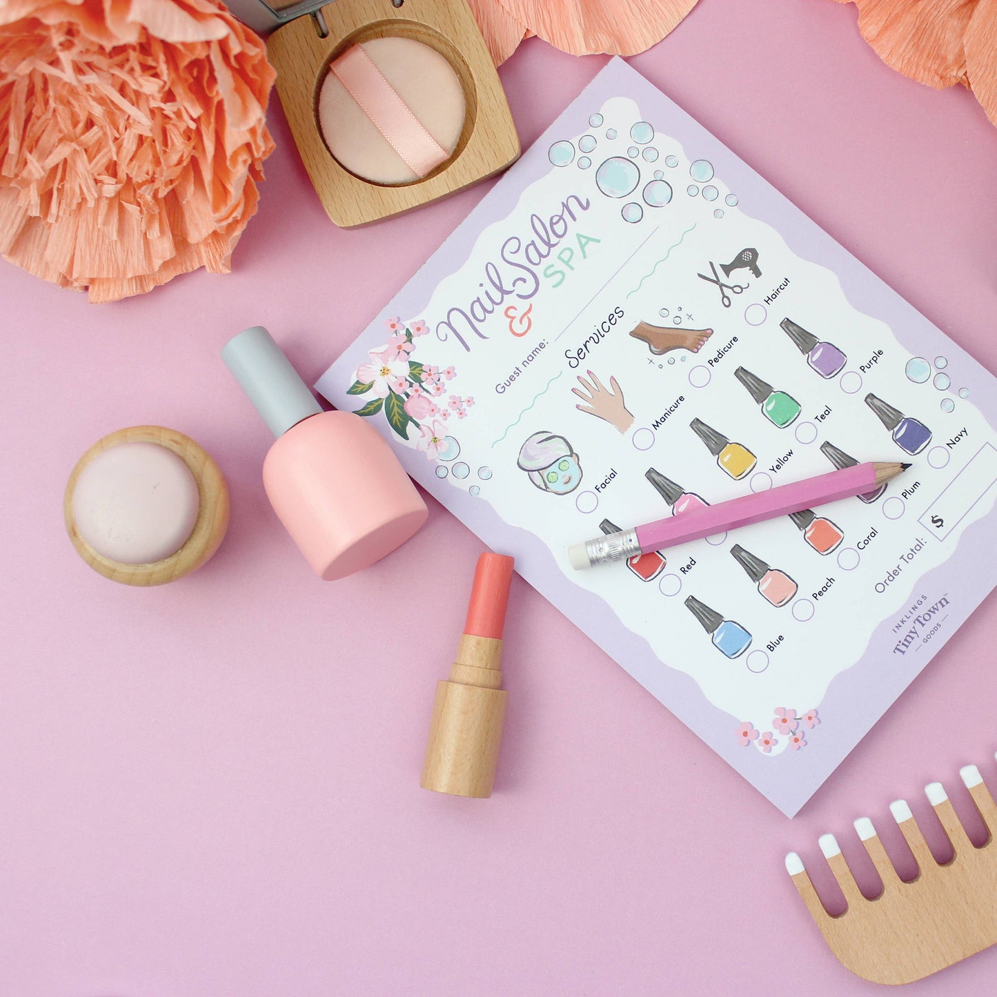 Inklings Tiny Town™ Play Notepad - Nail Salon & Spa