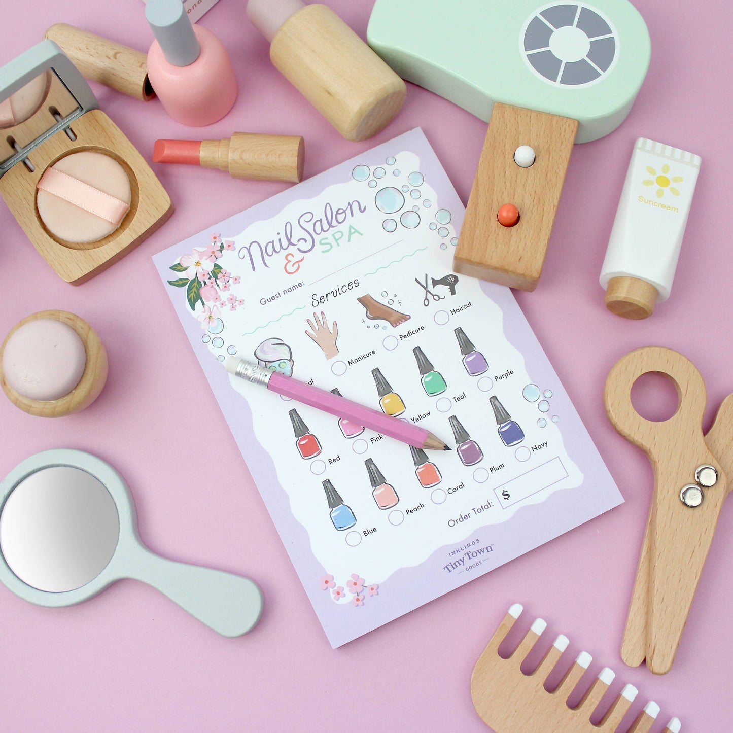 Inklings Tiny Town™ Play Notepad - Nail Salon & Spa