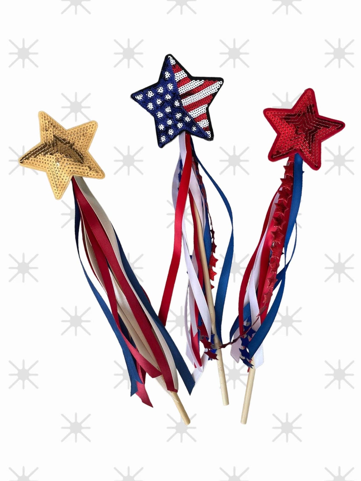 Patriotic Ribbon Wand (Asstd)
