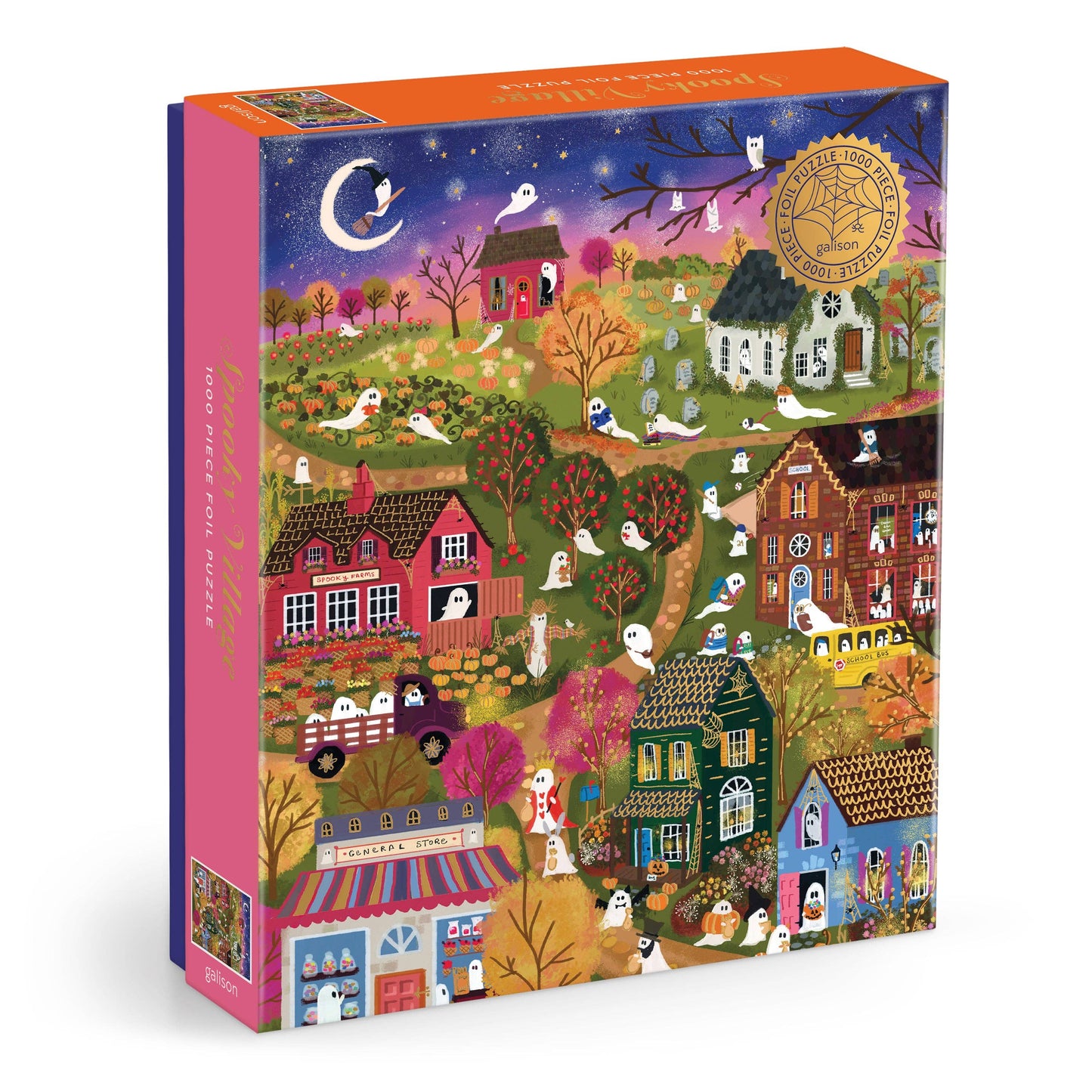 Spooky Village Foil Puzzle