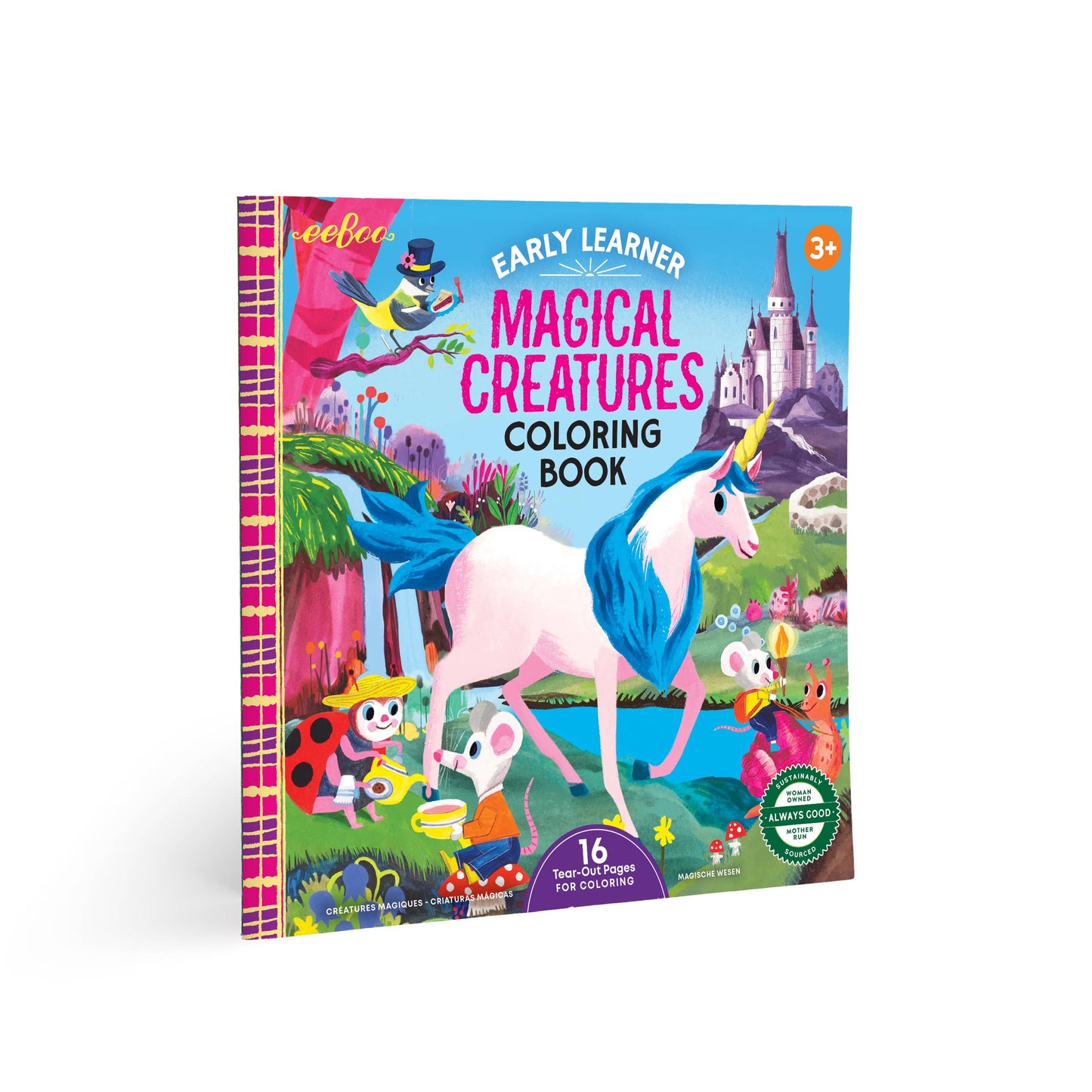 Magical Creatures Square Coloring Book
