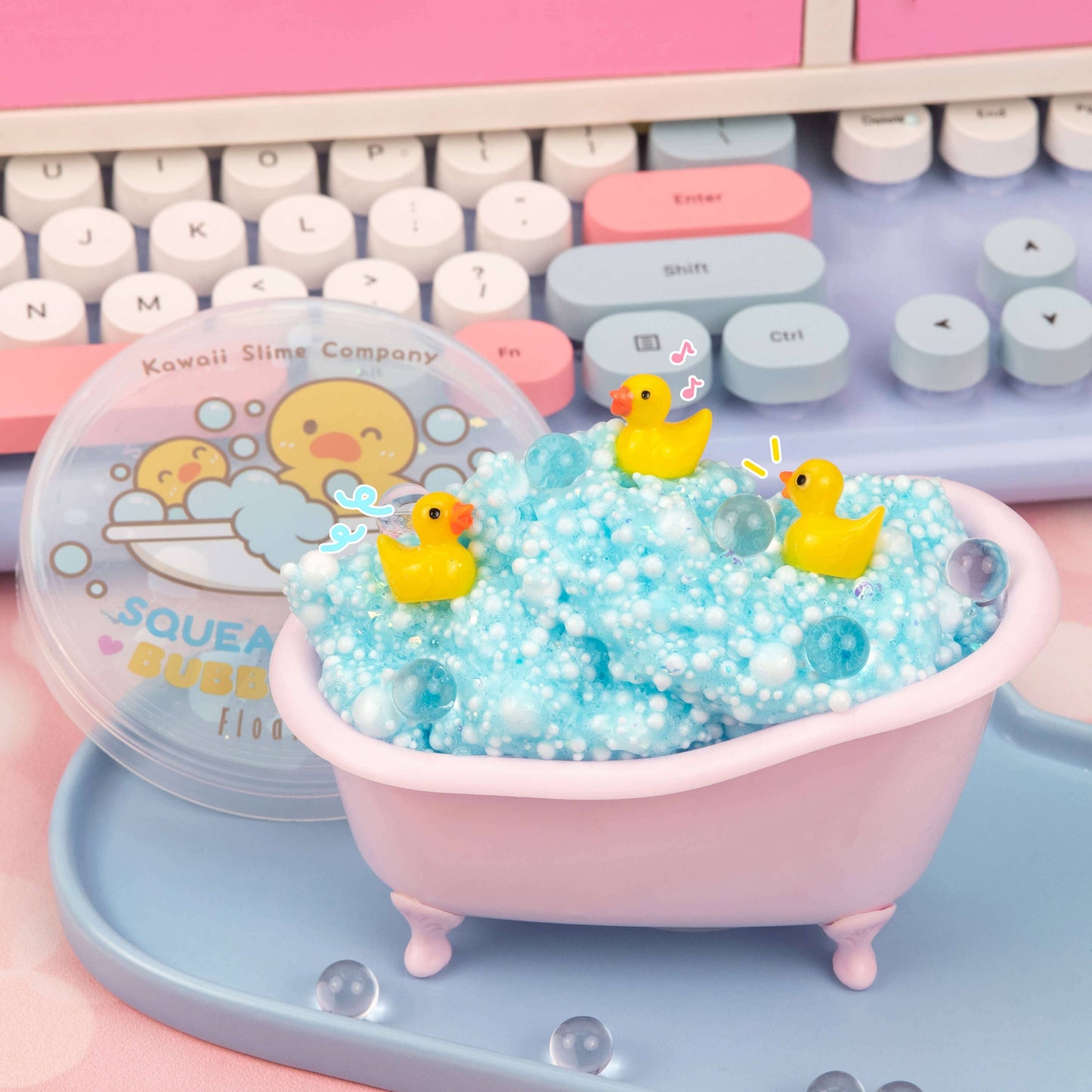 Squeaky Clean Bubble Floam Slime