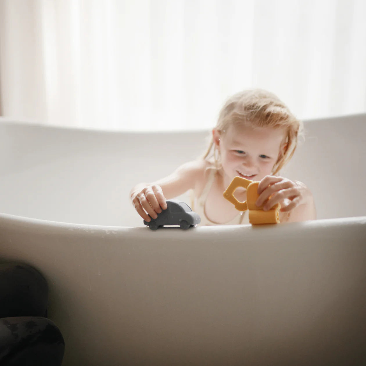 Vehicles Mold Free Bath Play Set by mushie