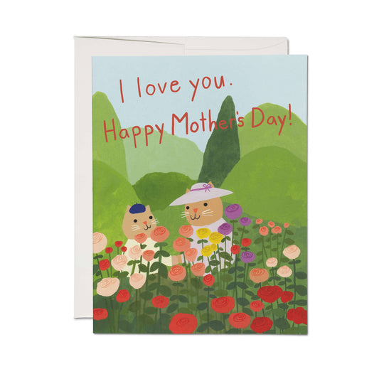 In the Garden - Mother's Day Greeting Card