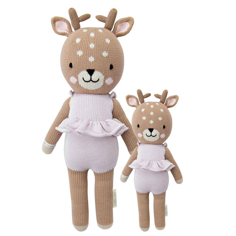 Violet the Fawn Knit Doll - Cuddle + Kind