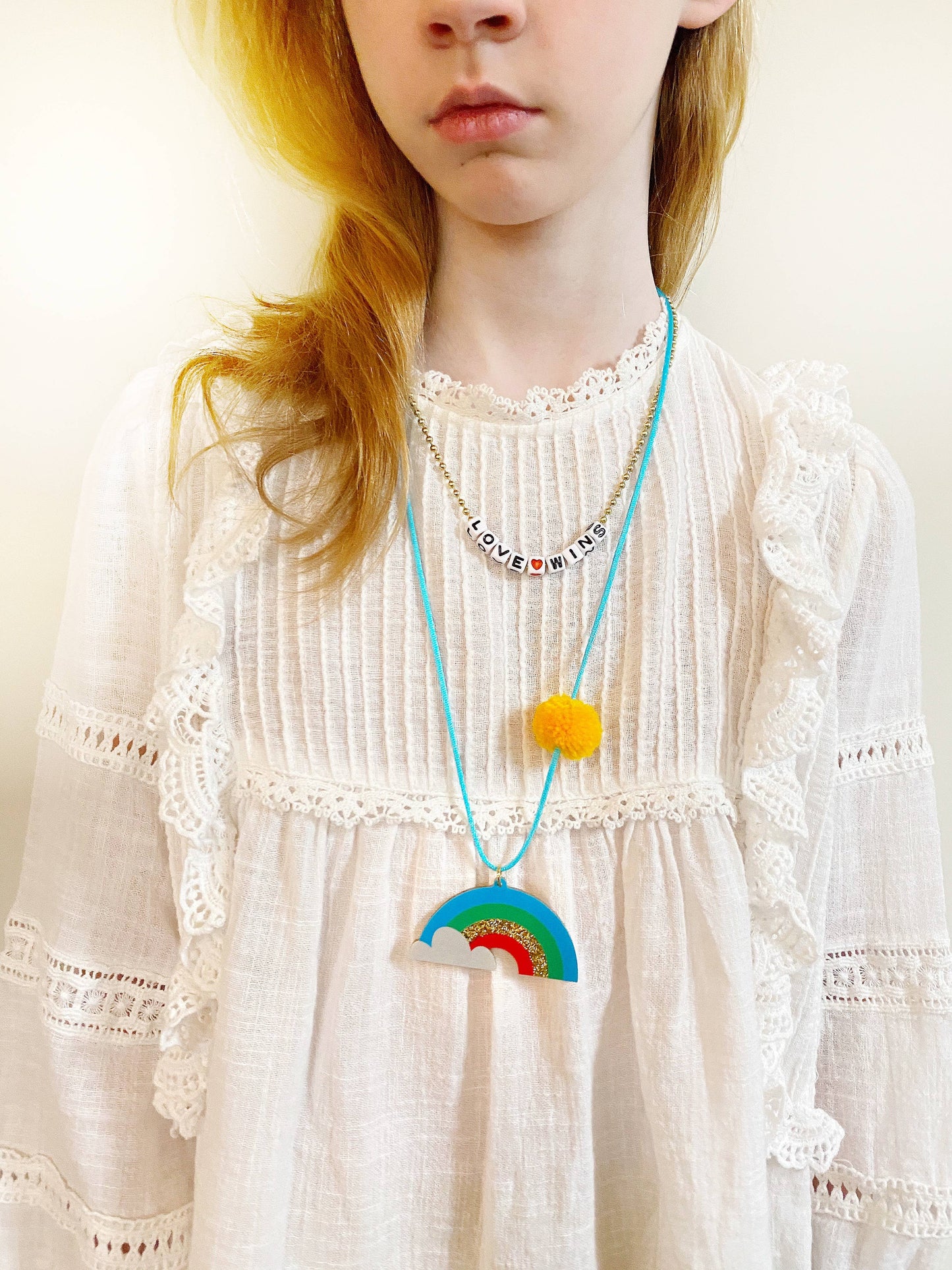 Rainbows Are Awesome Necklace by Gunner & Lux