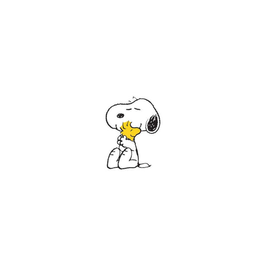 Snoopy Hugs Woodstock Tattoo Pair