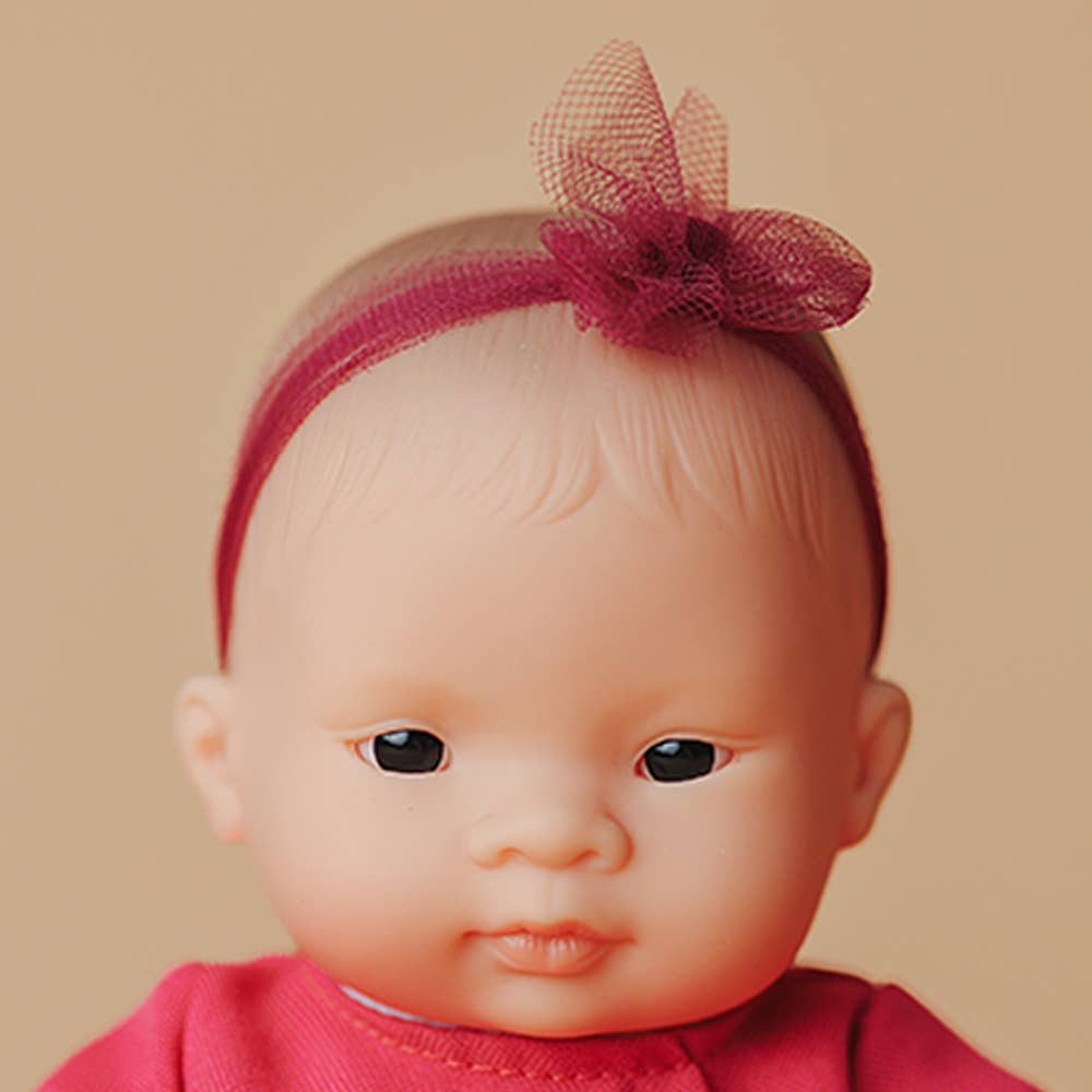 Baby Doll Light Skin Girl 8 1/4'' Doll by Miniland