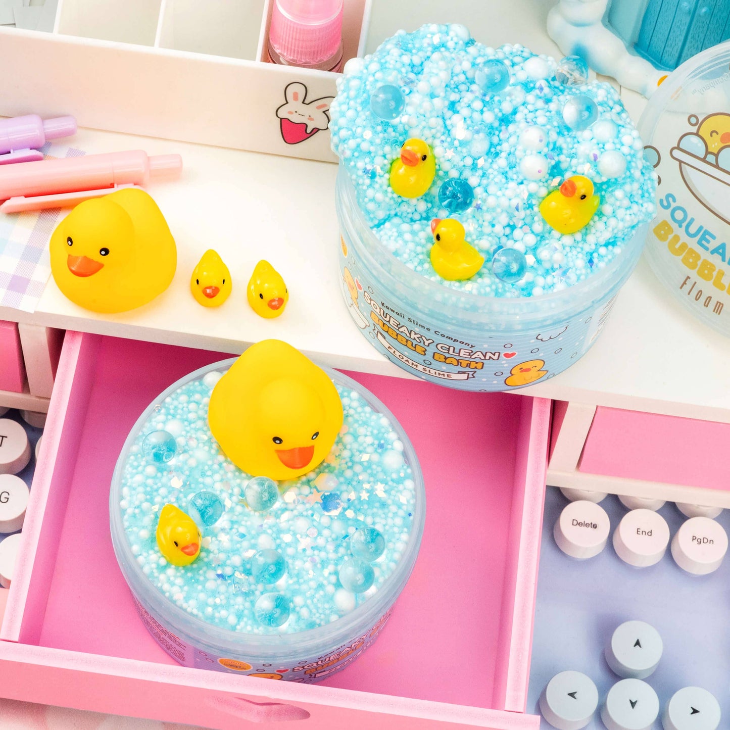 Squeaky Clean Bubble Floam Slime