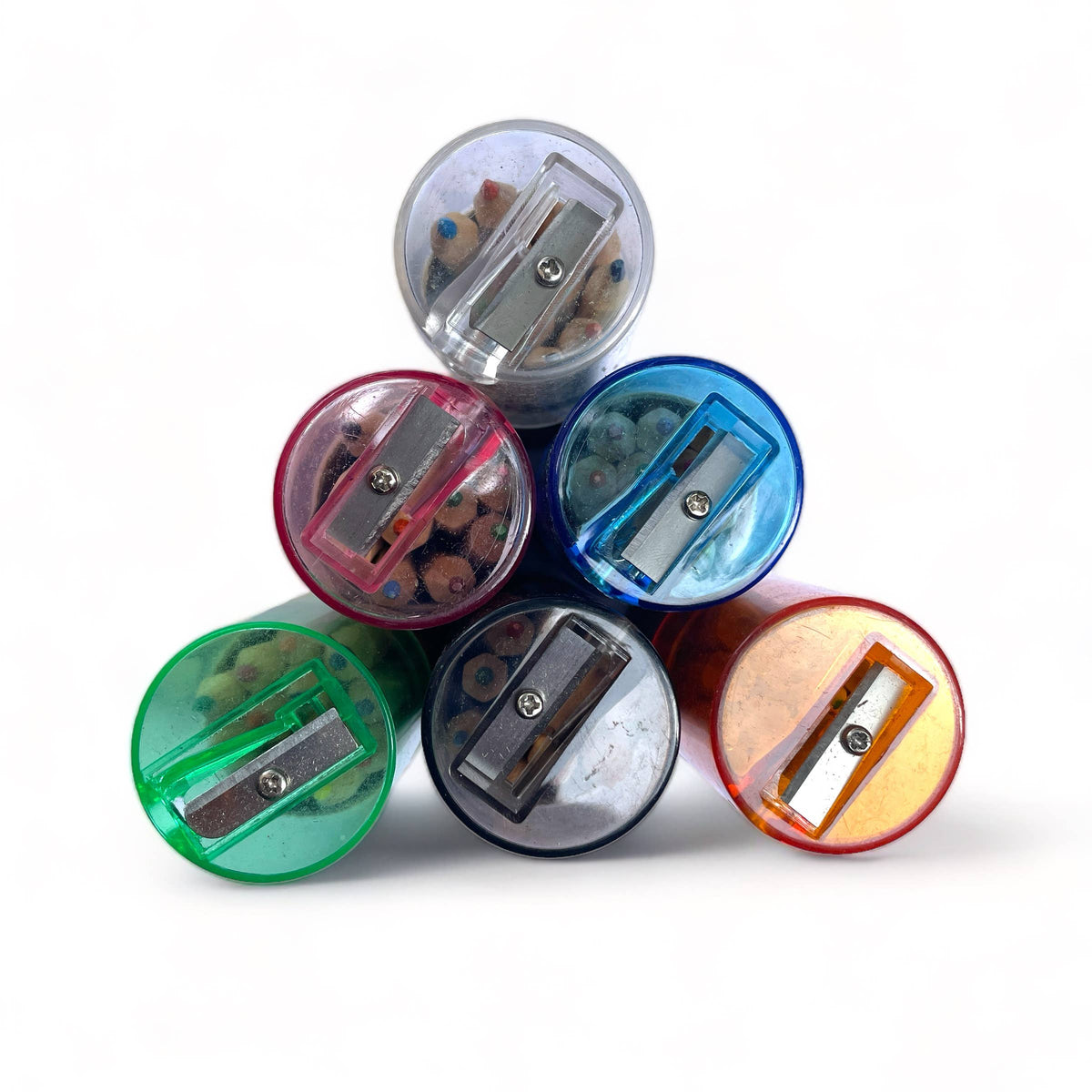 Mini Travel Colored Pencils with Built In Sharpener (Assorted Colors)