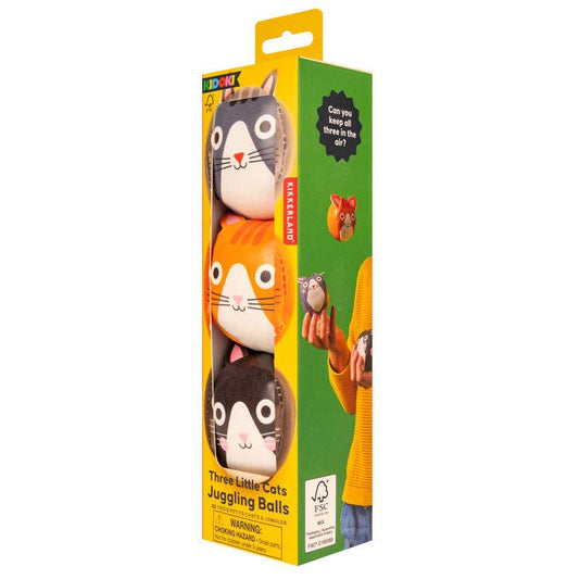 Kidoki Three Cats Juggling Balls