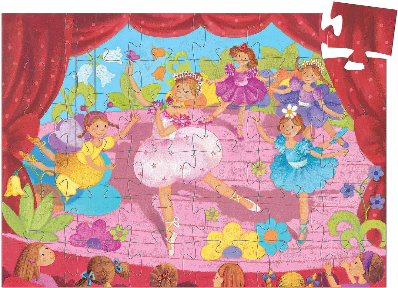 Silhouette Ballerina - 36 Piece Puzzle