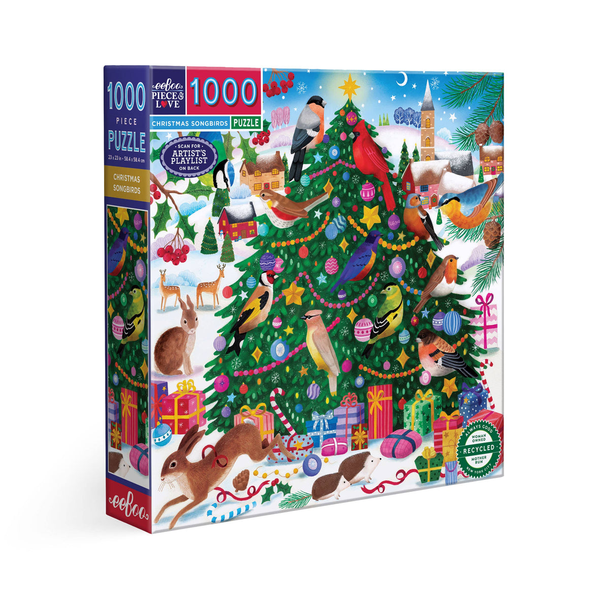 Christmas Songbirds 1000 Piece Puzzle
