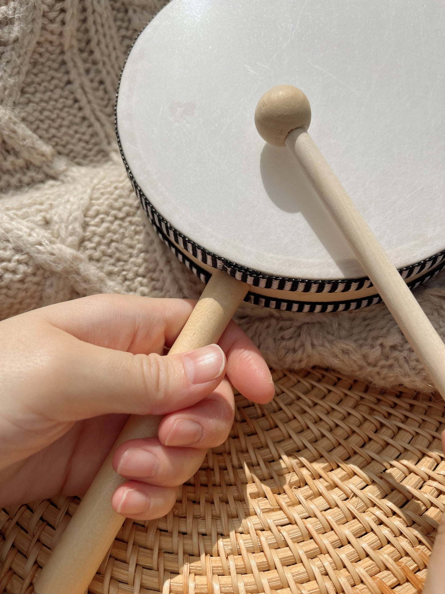 Kids Wooden Hand Drum