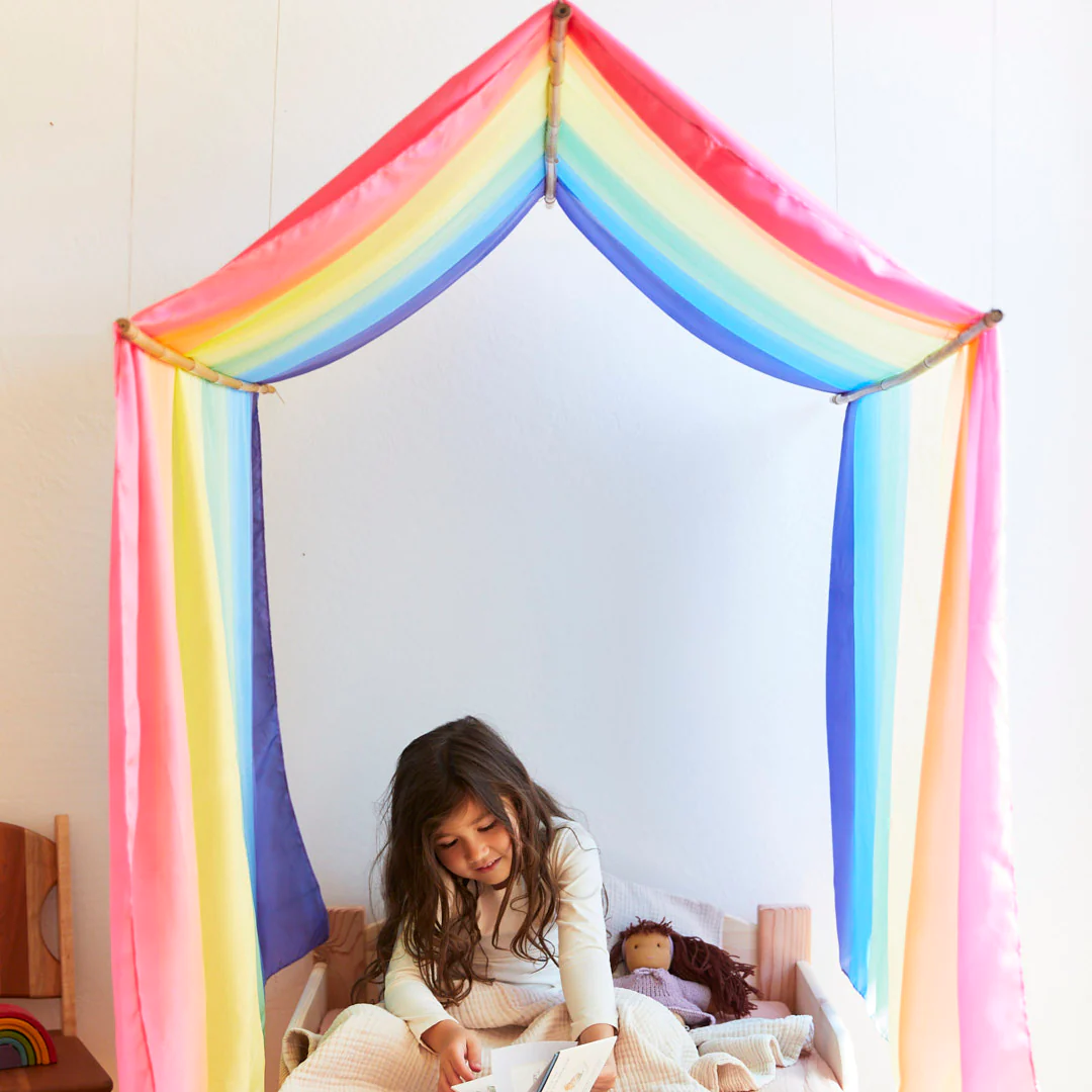 Double Rainbow Playsilk by Sarah's Silks