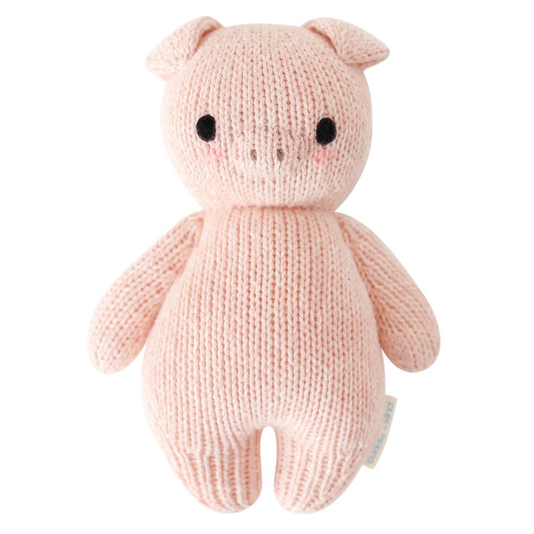 Baby Piglet Hand Knit Doll - Cuddle + Kind