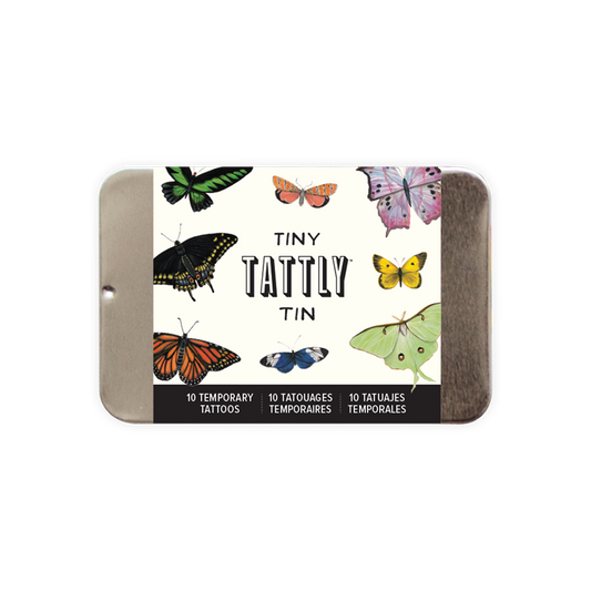 Tiny Butterfly Tattoo Tin - Tattly