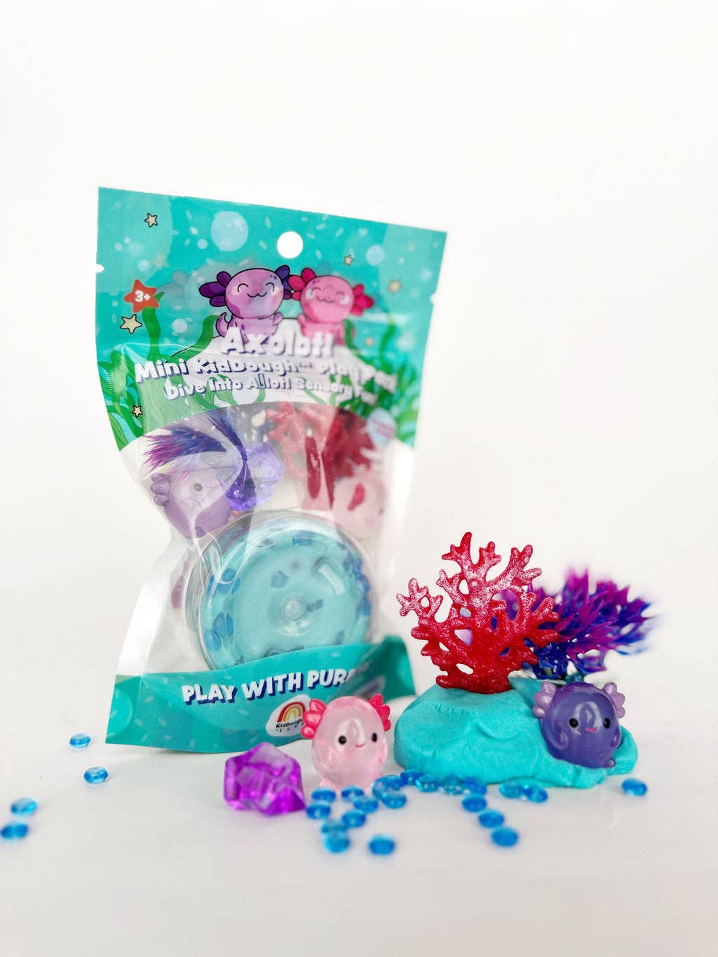 Axolotl Mini Play Dough Pack