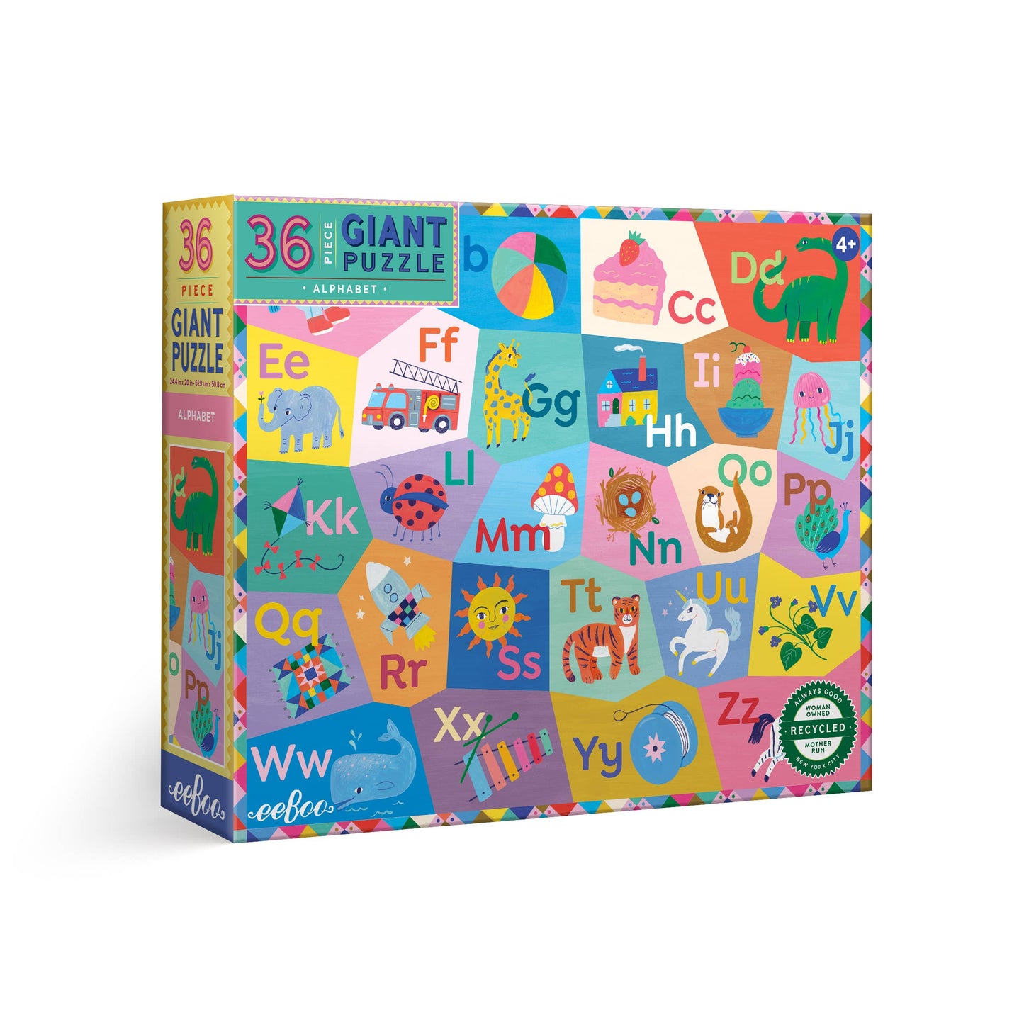 Alphabet 36 Piece Giant Puzzle by eeBoo