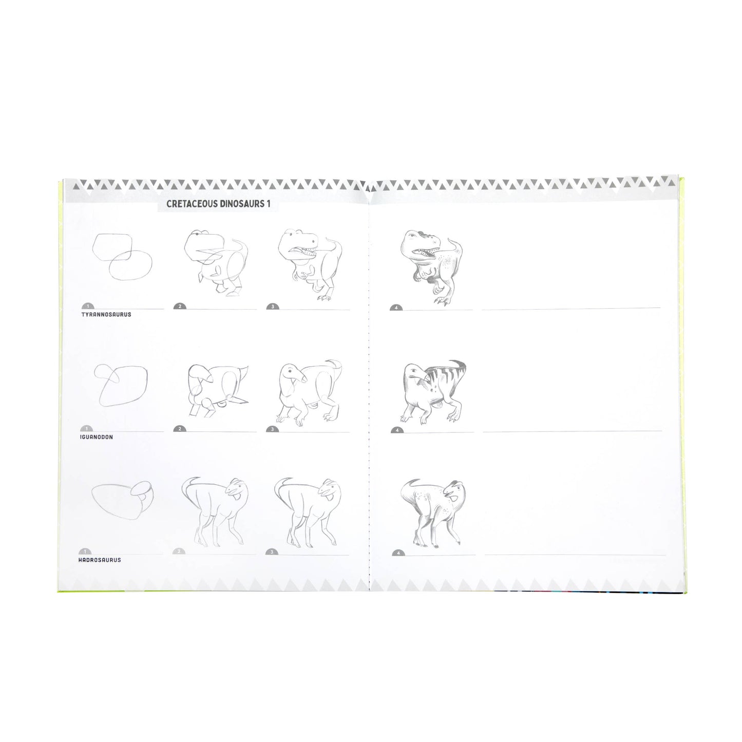 Learn to Draw Dinosaurs with Stickers by eeBoo