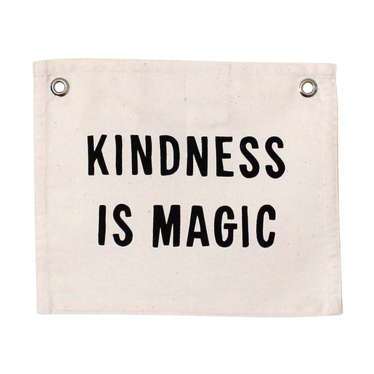 Kindness Is Magic Canvas Banner