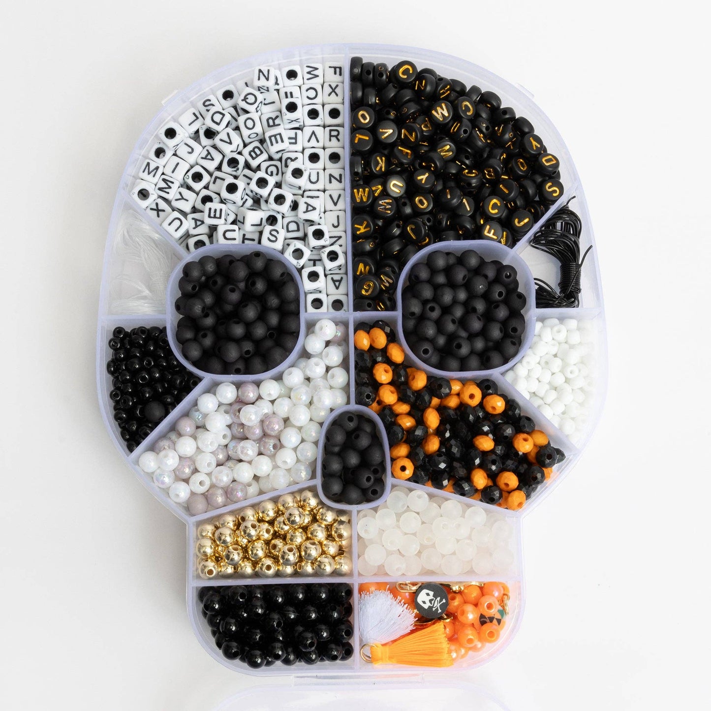 Halloween Skull DIY Letter Bead Kit