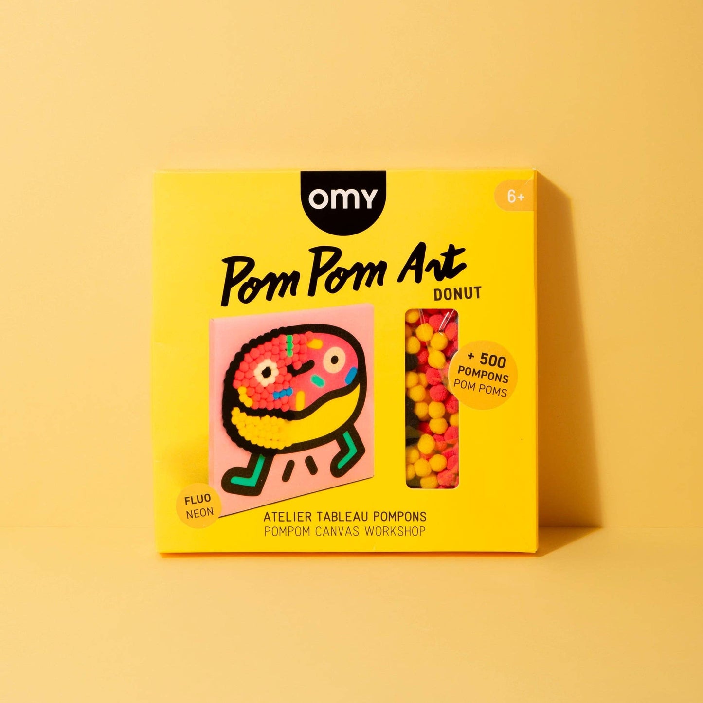 Donut Pom Pom Art