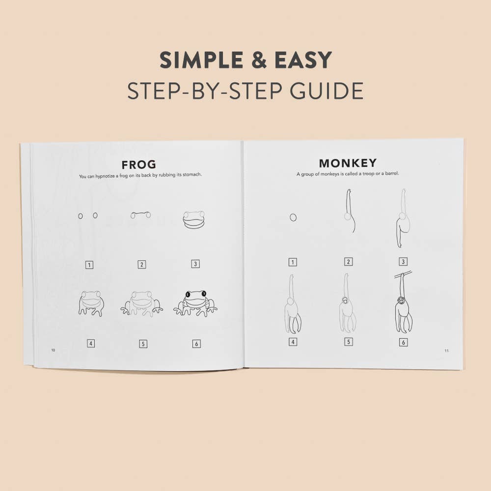 All The Animals: How To Draw Book For Kids