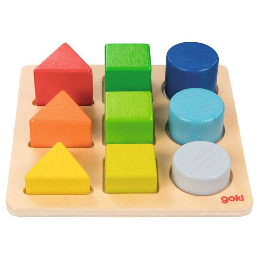 Color and Shape Assorting Board