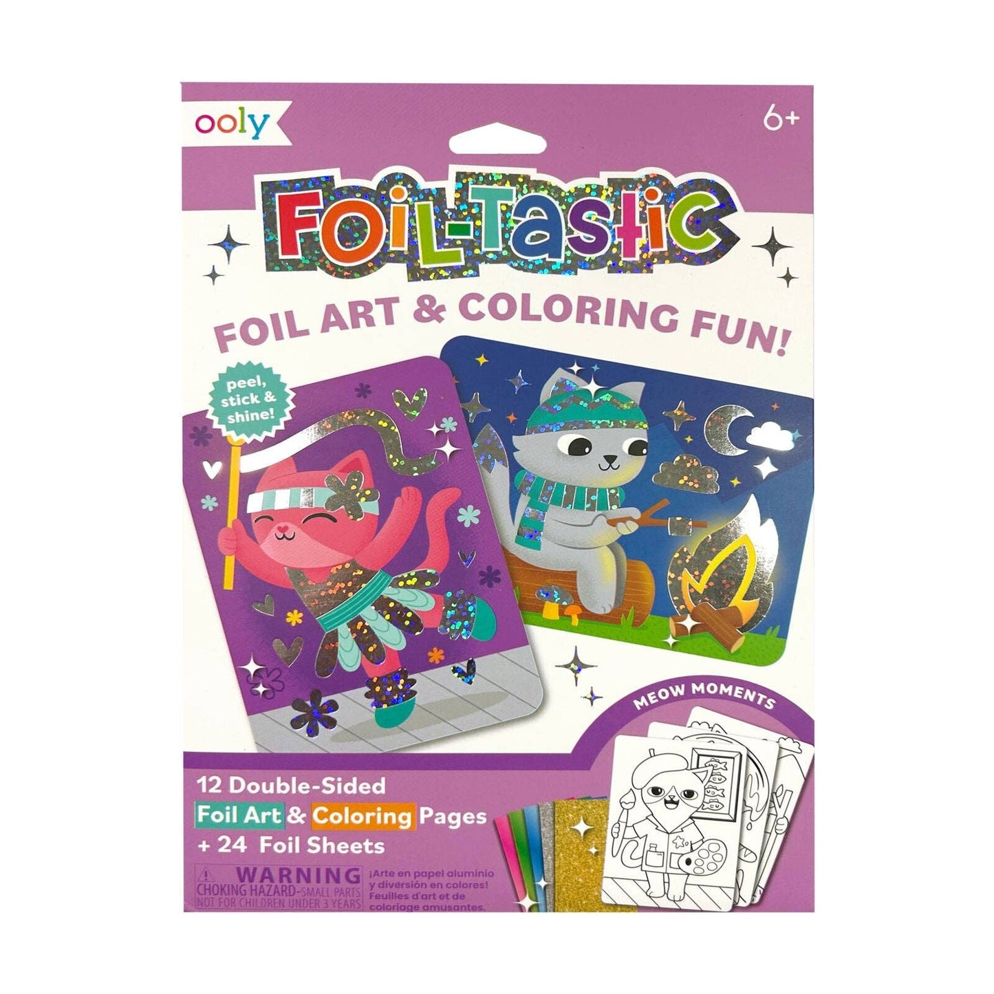 Foil-tastic: Foil Art & Coloring Fun, Meow Moments