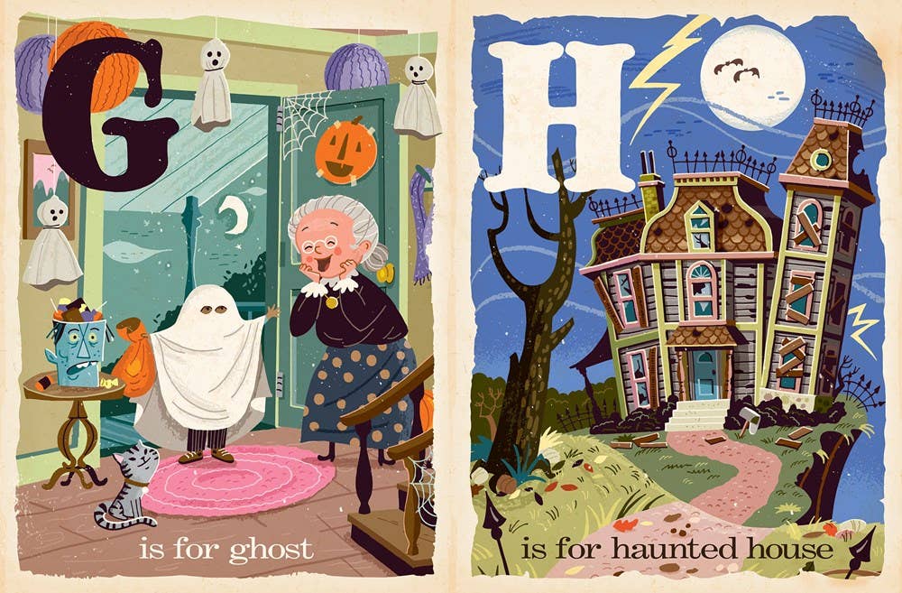 B is for Boo: A Halloween Alphabet Board Book