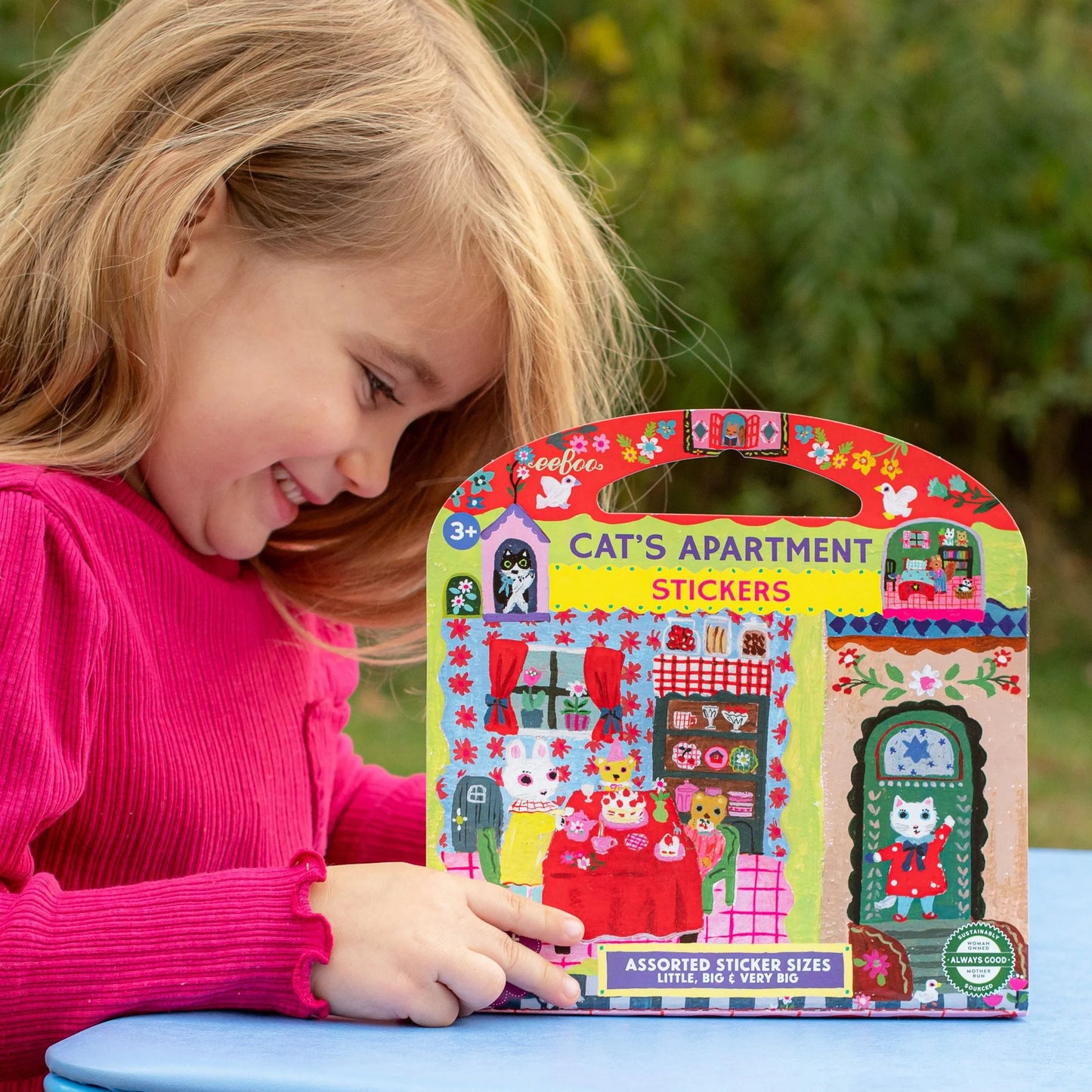 Cat's Apartment Stickers by eeBoo