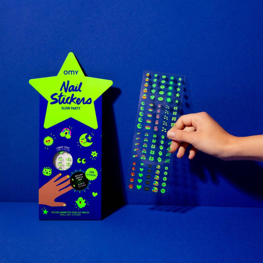 Glow in the Dark Nail Stickers by Omy