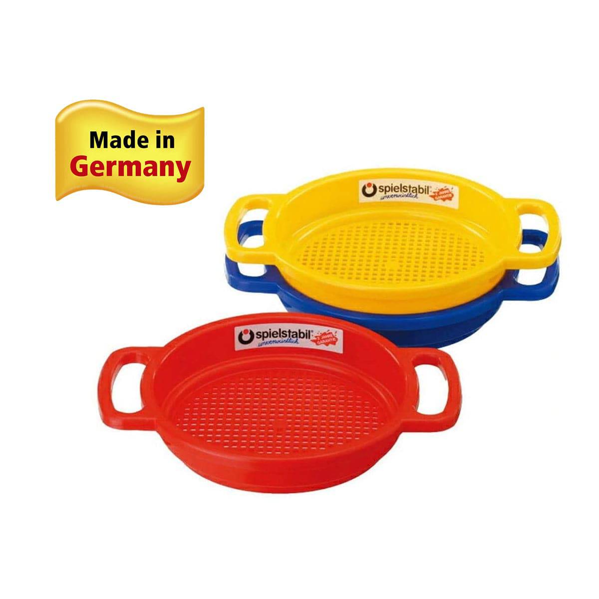 Large Sand Sieve – Durable Beach Toy (Assorted Colors)
