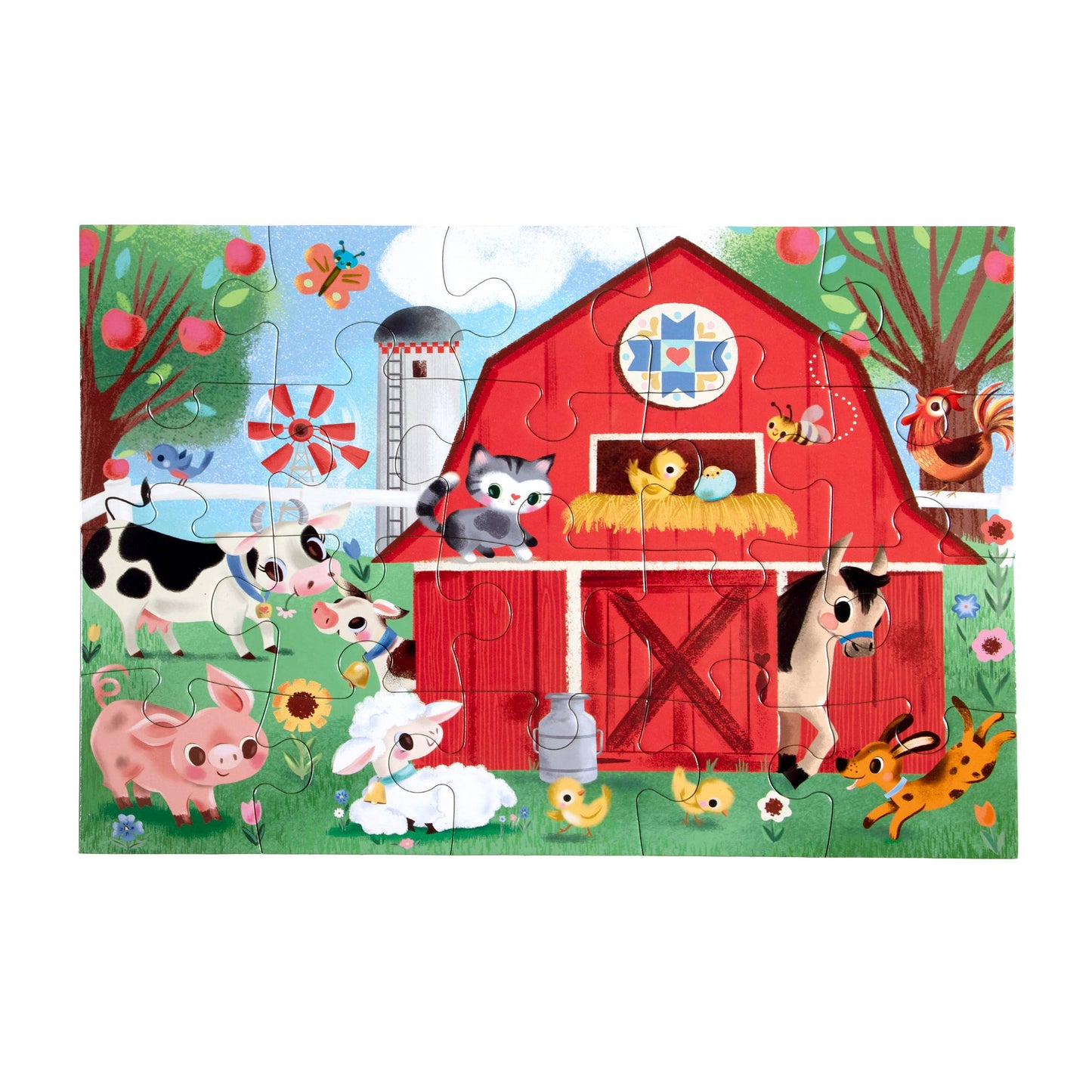 Little Farm 20 Piece Rectangular Puzzle
