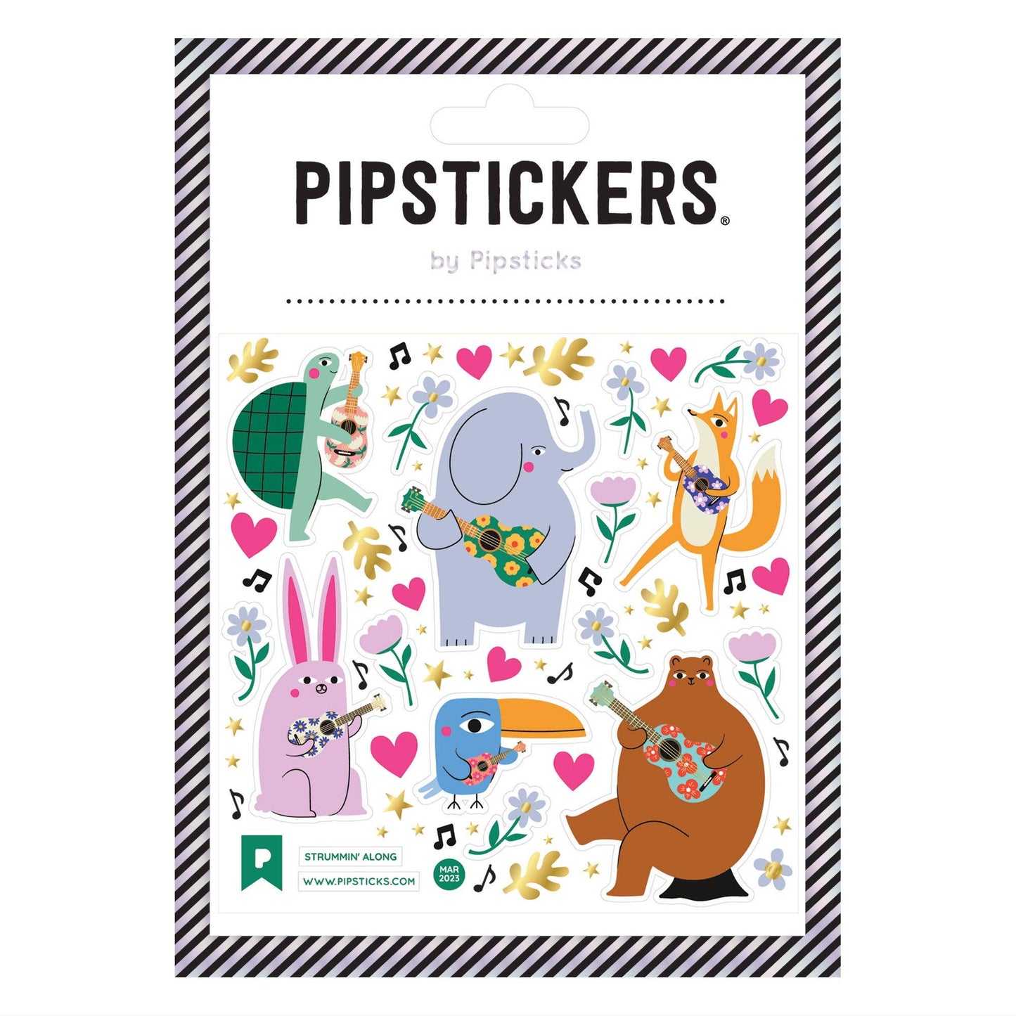 Strummin' Along Stickers