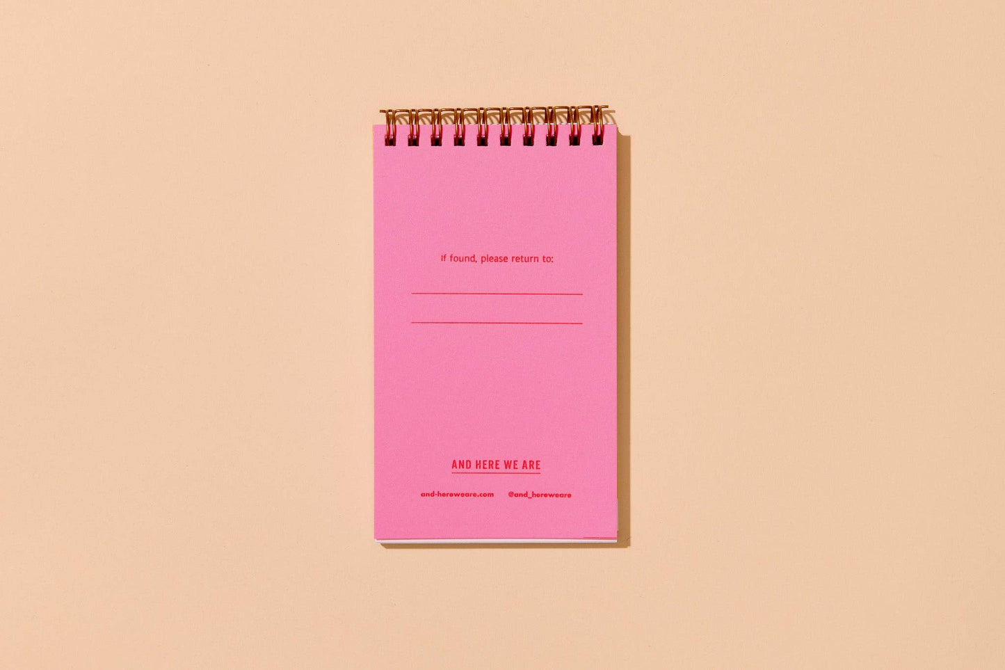 Goldfish Crackers Letterpress Pocket Notebook