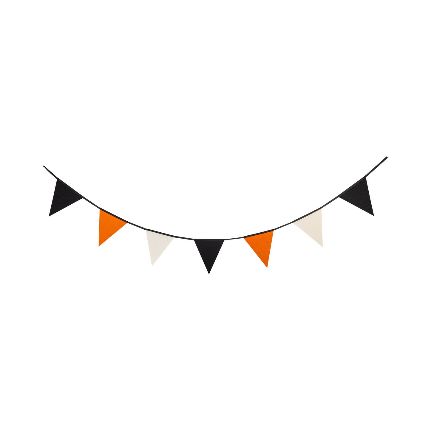 Halloween Colors Felt Pennant Banner