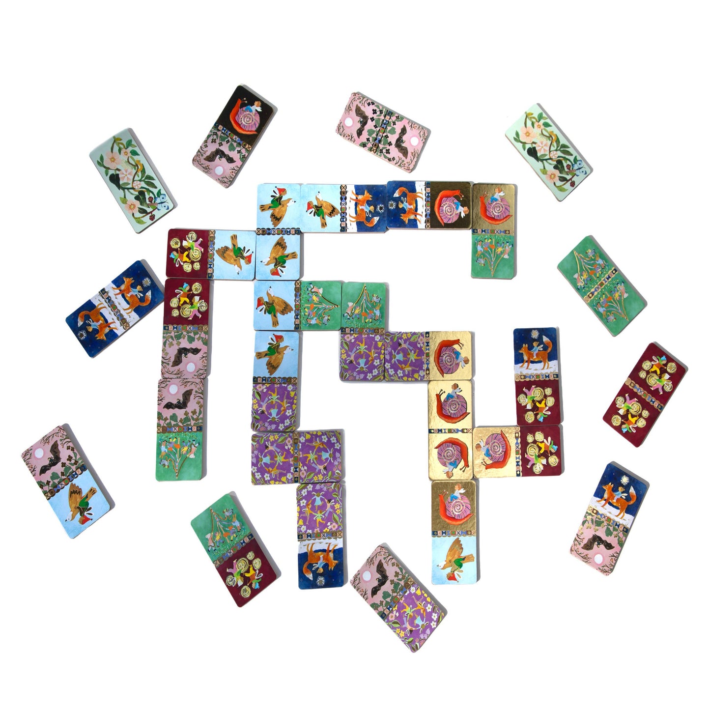 Cottage Fairy Giant Shiny Dominoes